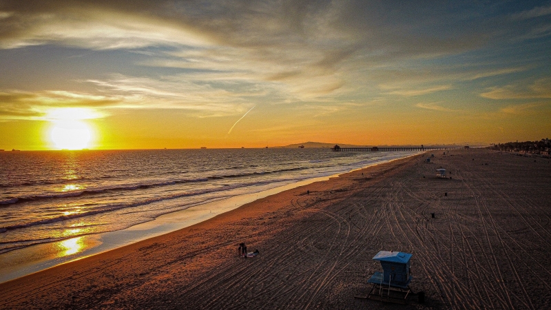 Huntington Beach, CA by artist Nick Chalhoub
